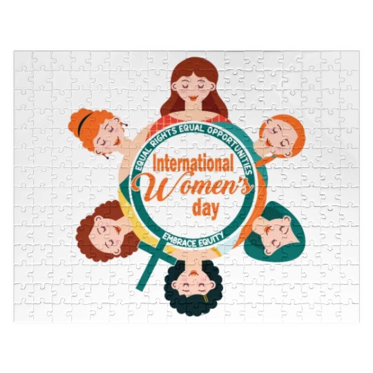 International Women's Day: Embrace Equity Jigsaw Puzzles