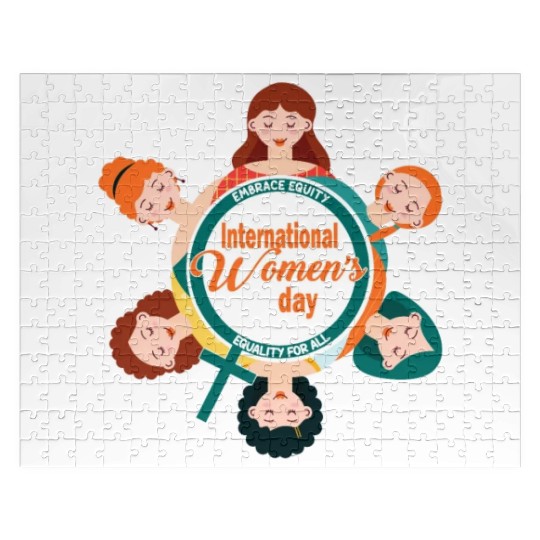 International Women's Day: Equality, Embrace Equit Jigsaw Puzzles