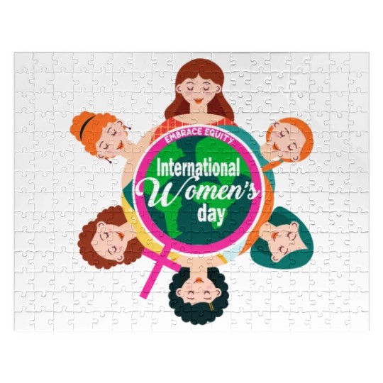 International Women's Day Theme 2023 Embrace Equit Jigsaw Puzzles