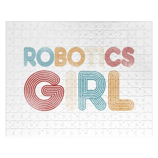 Robot Robotics Engineer Girl Jigsaw Puzzles