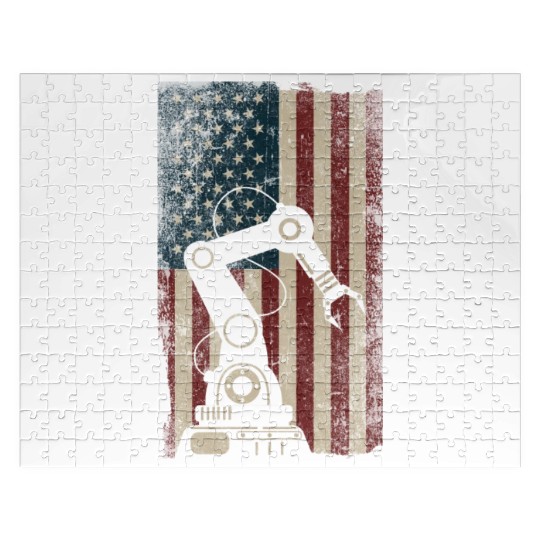 Robot Robotics Engineer American Jigsaw Puzzles