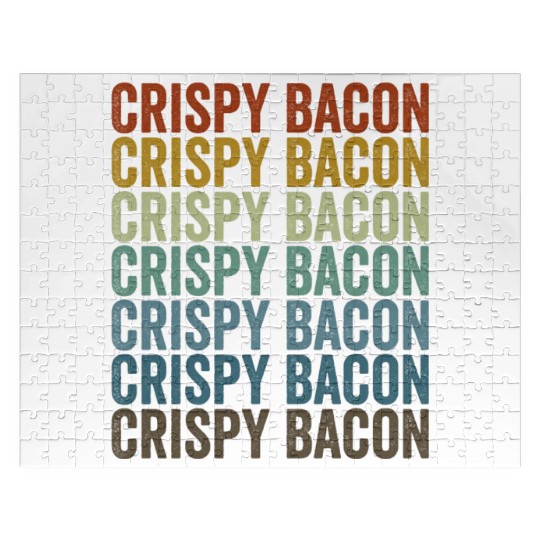 Crispy Bacon Bacon Lover Jigsaw Puzzles