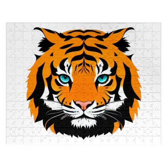 Funny and Cute Comic Tiger Cartoon Jigsaw Puzzles