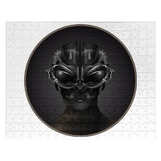 Fantasy portrait of an extraterrestrial being Jigsaw Puzzles