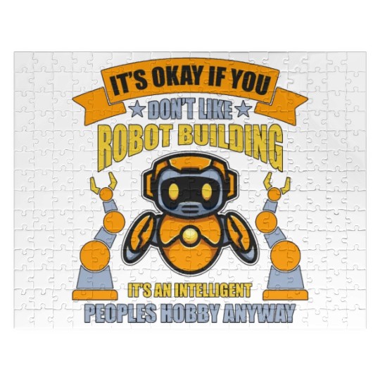 Robotics It's Okay If You Cyborg Robotics Engineer Jigsaw Puzzles