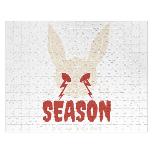 Spooky season scary bunny Spooky season scary bunn Jigsaw Puzzles