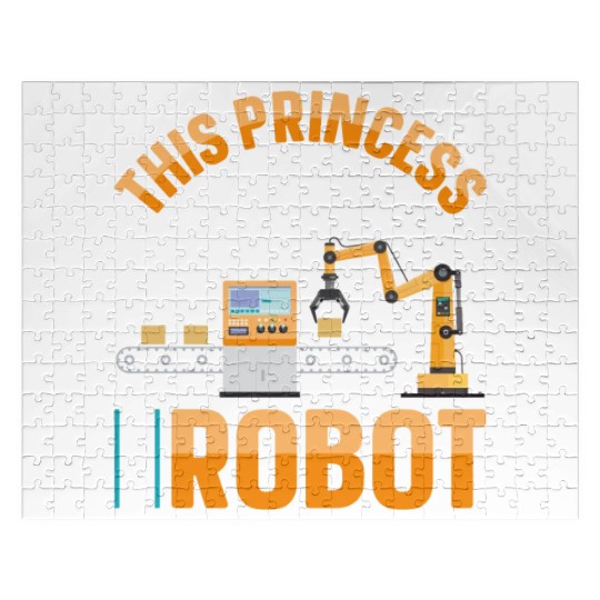 Robot Robotics Engineer Female Jigsaw Puzzles