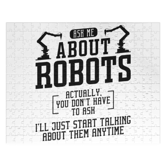 Robot Robotics Engineer Ask Me Jigsaw Puzzles