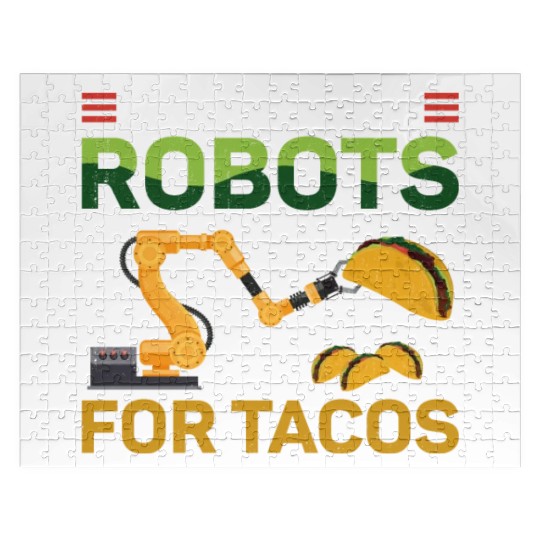 Robot Robotics Engineer Taco Will Jigsaw Puzzles