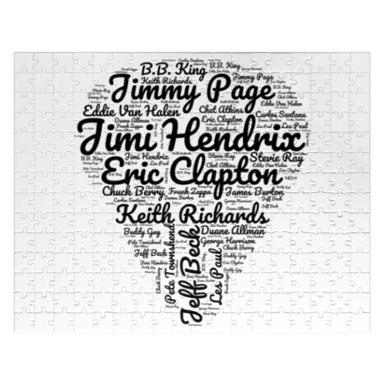 Guitar Musician Gift Jigsaw Puzzles