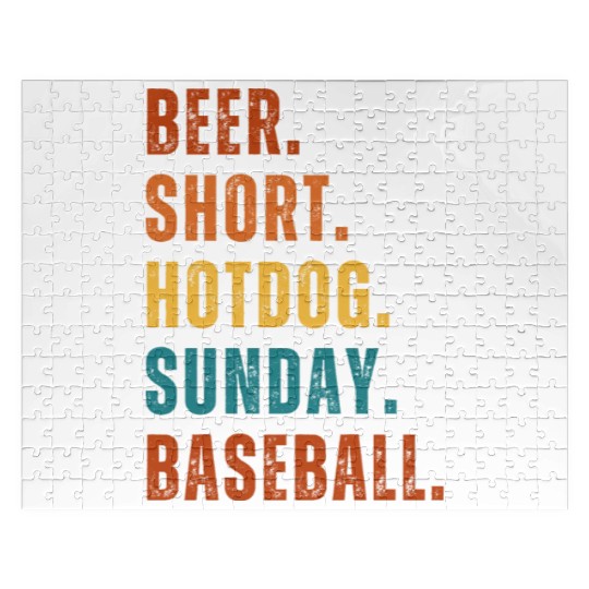 Super Baseball Sunday Fan Jigsaw Puzzles