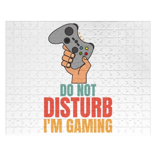 Do Not Disturb Im Gaming Jigsaw Puzzles - Perfect for Dad