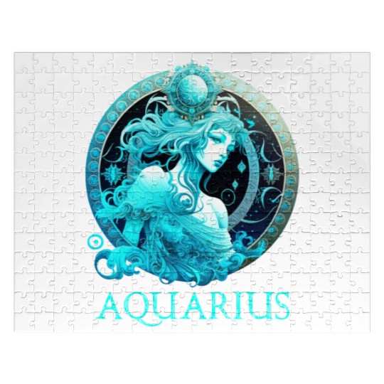 Embrace Your Aquarius Identity: Aquarius Pride Zod Jigsaw Puzzles