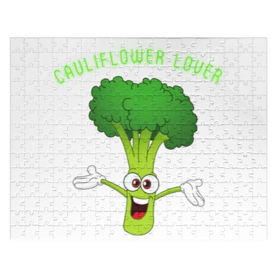 Cauliflower Lover Vegetable Lover Jigsaw Puzzles