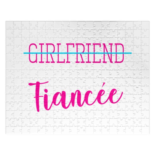 Girlfriend Fiancee Couple Engagement Engaged Jigsaw Puzzles