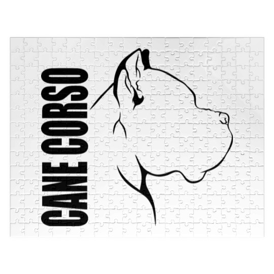 Proud Cane Corso Profile dog mom Jigsaw Puzzles