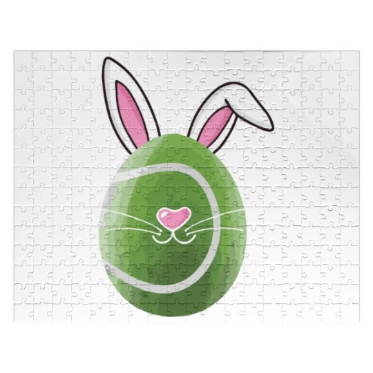 Funny Easter Easter Egg Tennis Tennisball Jigsaw Puzzles
