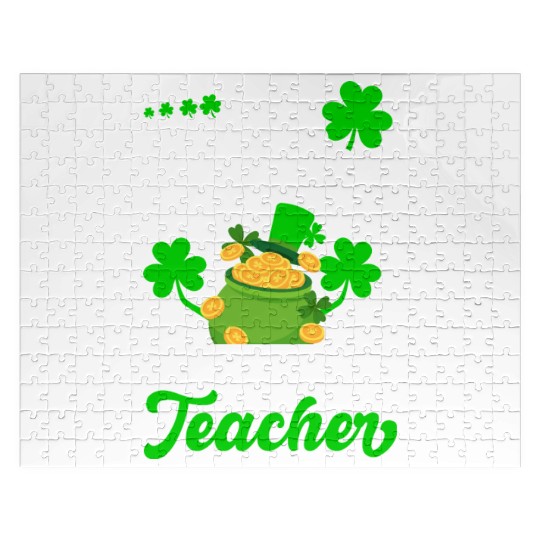 I'm a Lucky 4th Grade Teacher St Patrick's Jigsaw Puzzles