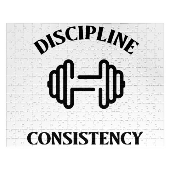 Discipline, Consistency, GYM & training design Jigsaw Puzzles