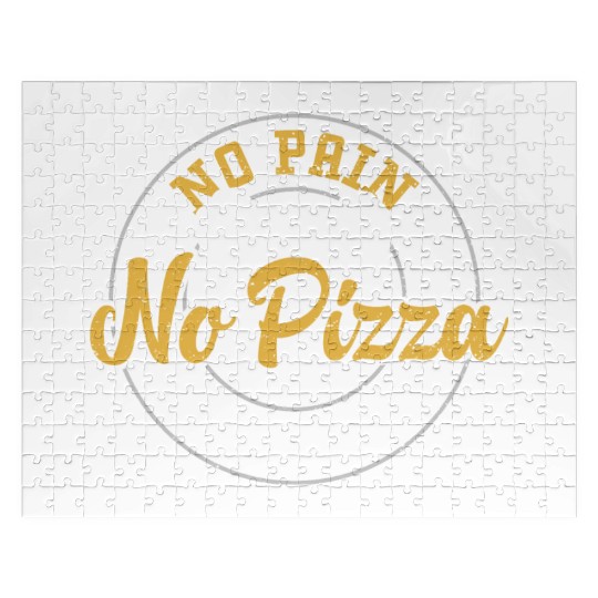 No Pain No Pizza - Gym Jigsaw Puzzles