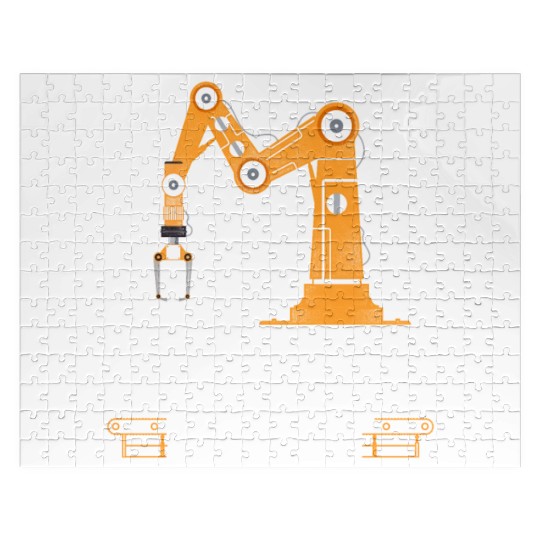 Robot Robotics Engineer Vintage Jigsaw Puzzles