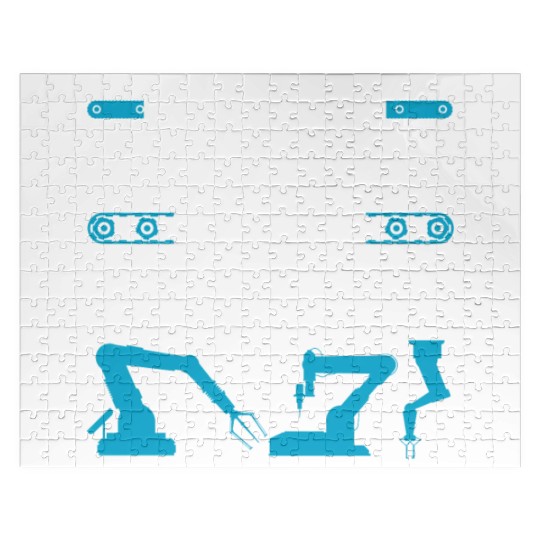 Robot Robotics Engineer Vintage Jigsaw Puzzles