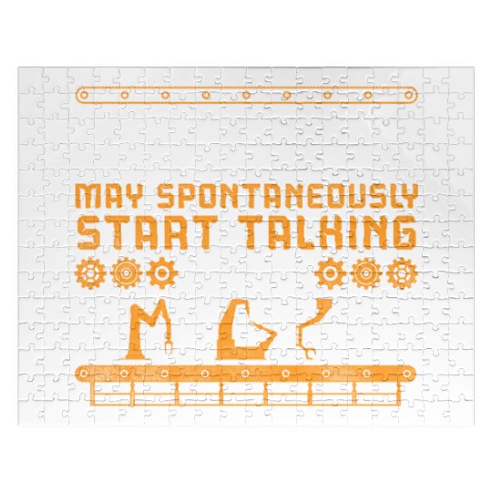 Robot Robotics Engineer Vintage Jigsaw Puzzles