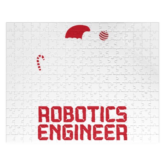 Robot Robotics Engineer Christmas Jigsaw Puzzles