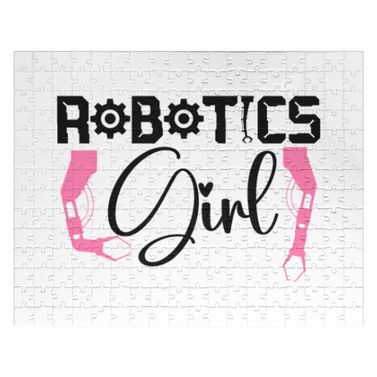 Robot Robotics Engineer Female Jigsaw Puzzles