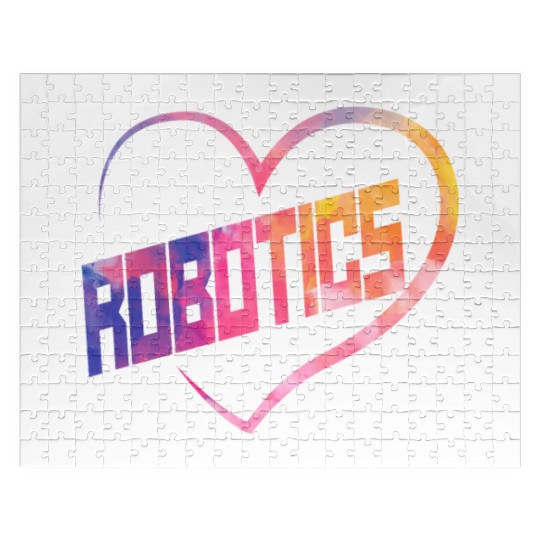 Robot Robotics Engineer Watercolor Jigsaw Puzzles