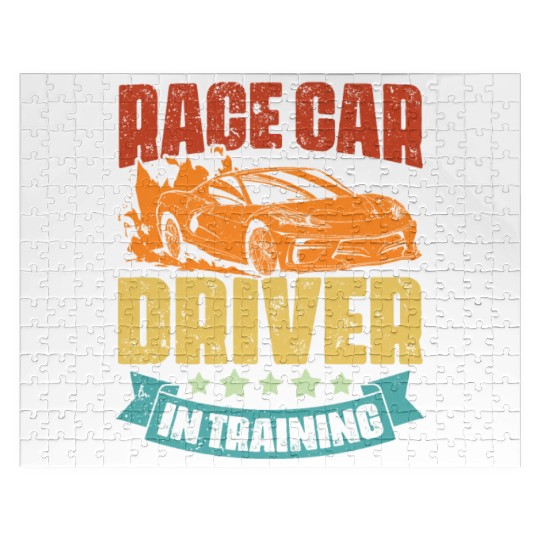 Vintage Race Car Driver In Training An Automotive Jigsaw Puzzles