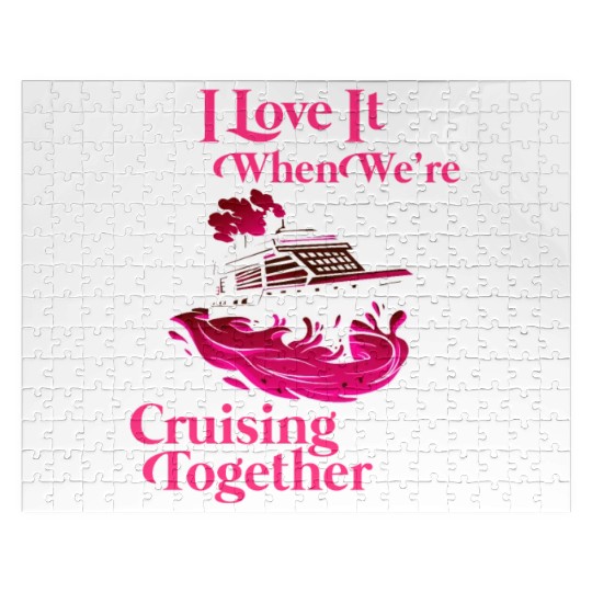 Cruising Together Cruise Vacation Spring Break Jigsaw Puzzles