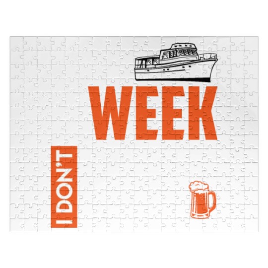 I don't give a ship cruise vacation spring break Jigsaw Puzzles