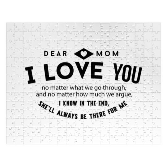 Deer Mom I Love You - Mother Day Jigsaw Puzzles