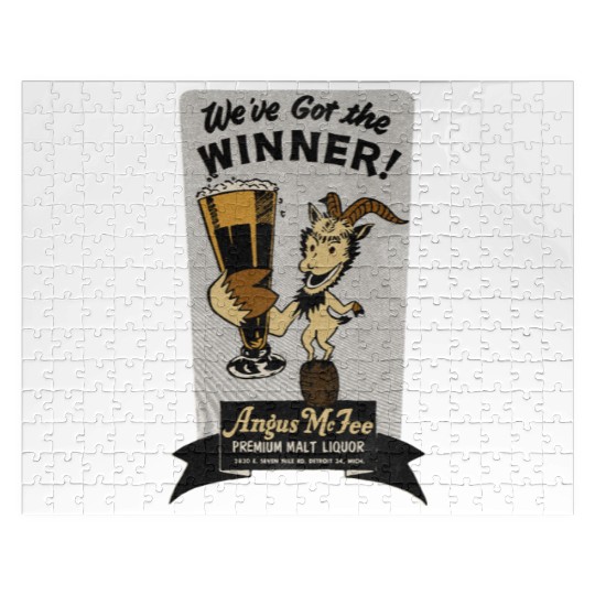 Vintage Detroit Malt Liquor Jigsaw Puzzles