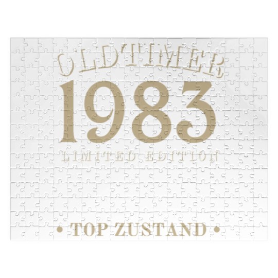 40th Birthday Vintage 1983 Jigsaw Puzzles