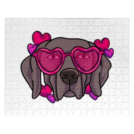 I Love My Weimaraner Jigsaw Puzzles