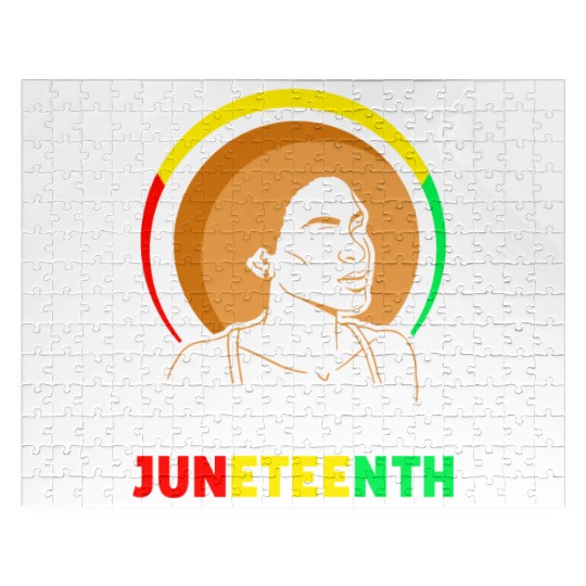 Team Juneteenth Black American Africa 1865 Jigsaw Puzzles