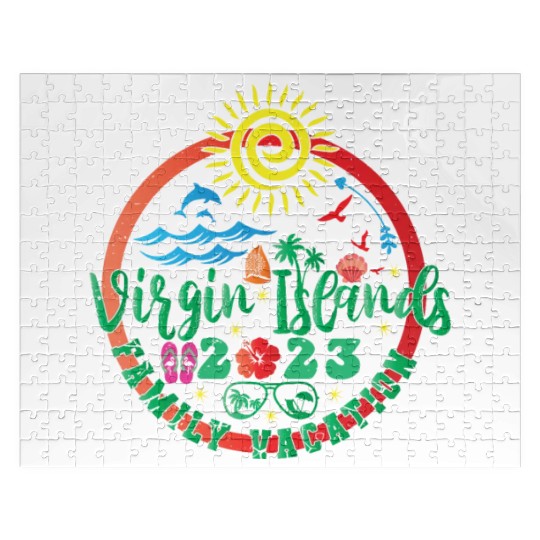 Family Vacation To US Virgin Islands 2023 Family Jigsaw Puzzles