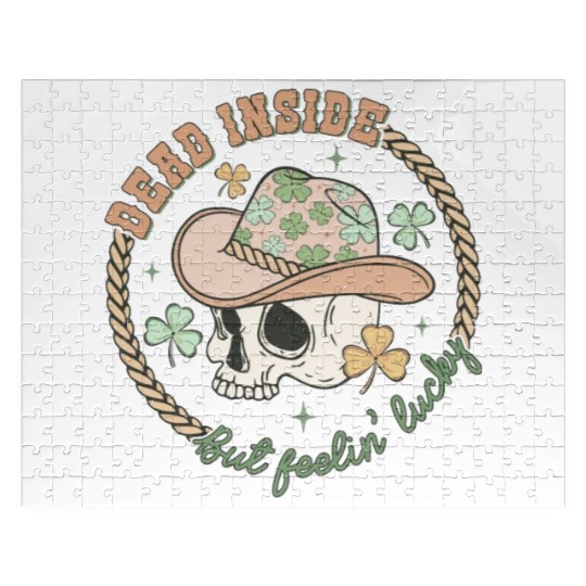 Dead inside but feelin' lucky Jigsaw Puzzles