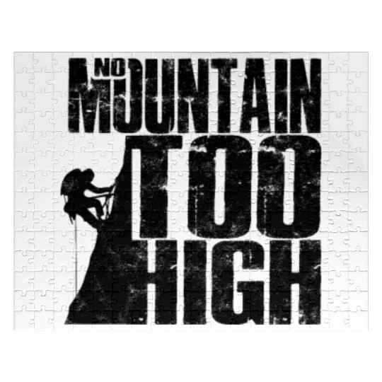 No Mountain Too High - Mountaineering Jigsaw Puzzles