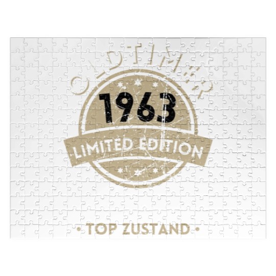 60th Birthday Vintage 1963 Jigsaw Puzzles