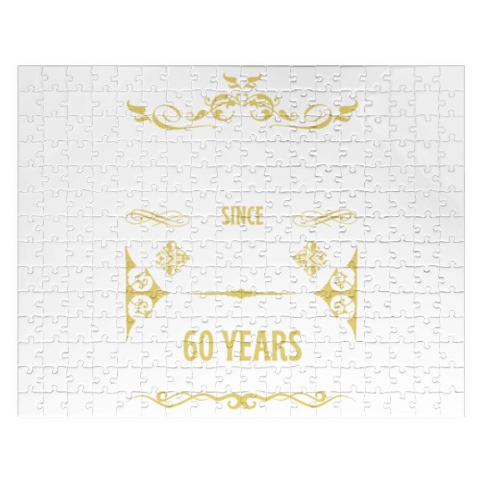 60th Birthday Vintage 1963 Jigsaw Puzzles