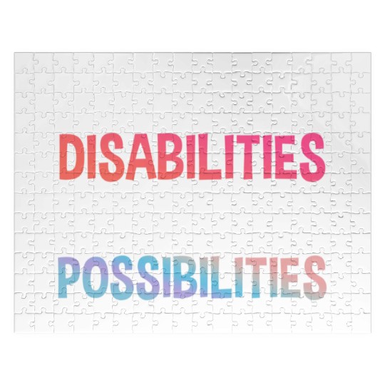 I See Possabilities Special Education Teacher Jigsaw Puzzles