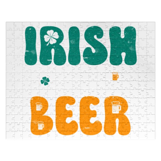 Irish you were Beer St Patrick's Day Jigsaw Puzzles