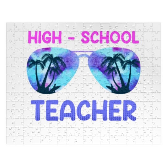 High school teacher off duty vacation teacher Jigsaw Puzzles