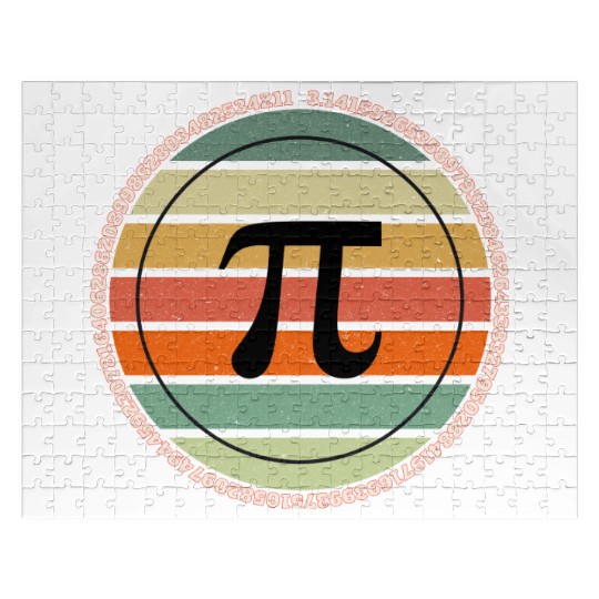 Retro Pi Jigsaw Puzzles & Gifts For Math Lover & Teacher