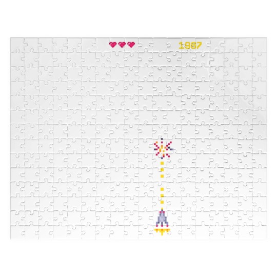 1987 Birtday Retro Gamer Pixel Born in the 80s Jigsaw Puzzles