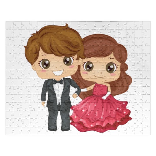 The groom and the bride Jigsaw Puzzles