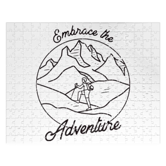 Embrace the Adventure - Mountaineering Jigsaw Puzzles